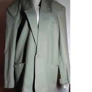 Florenzi NWT Olive Green Vtg Summer Blazer